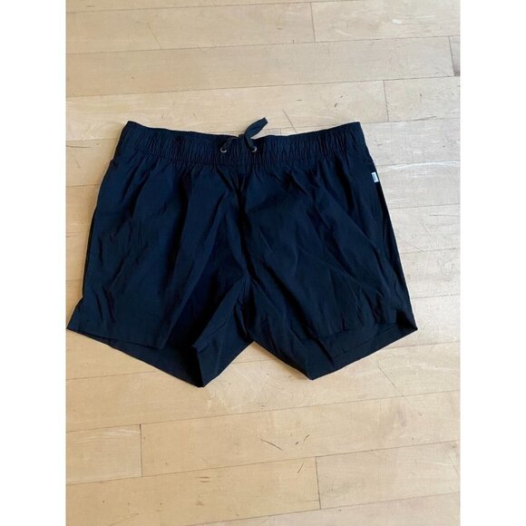 Onia swim shorts BNWOT black men's sz XLarge straight leg mid-length - Picture 2 of 6